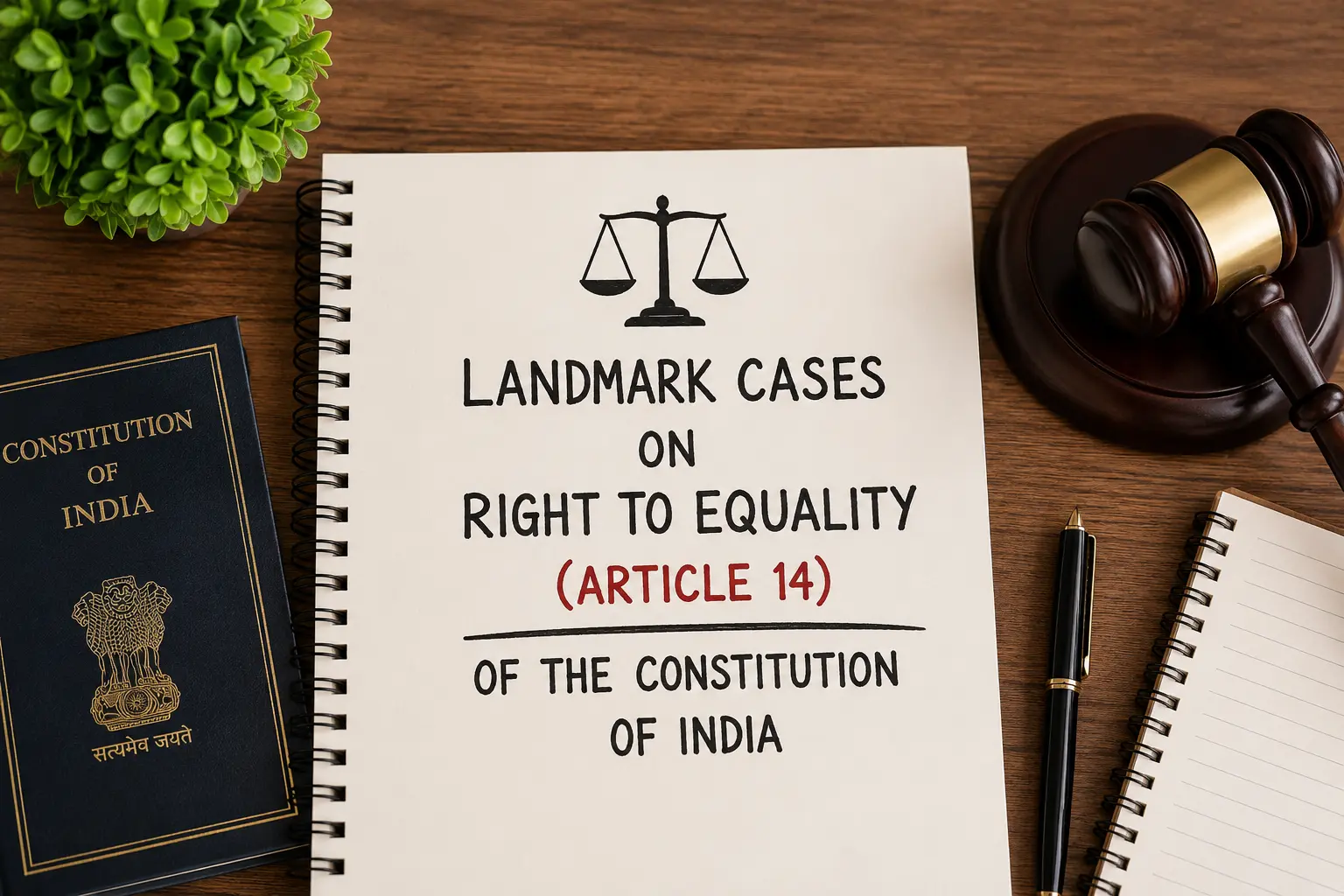 Landmark Cases on Right to Equality (Article 14) of the Constitution of India